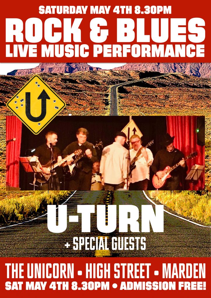 U-Turn Live at the The Unicorn Marden Kent