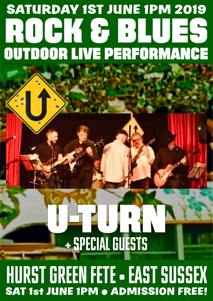 U-Turn Live at Hurst Green Fete East Sussex