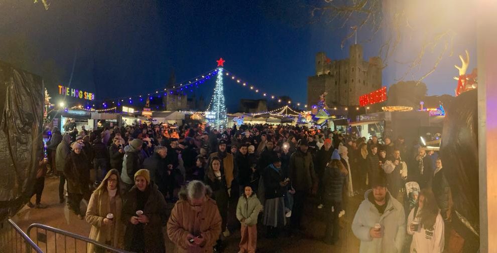 U-Turn at Rochester Christmas Market